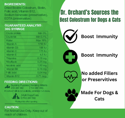 Colostrum Paste - IgG - 30g