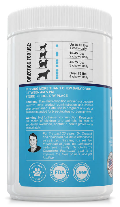 Dr. Orchards Advanced Hip & Joint Chews - Duck Flavor- (60ct)